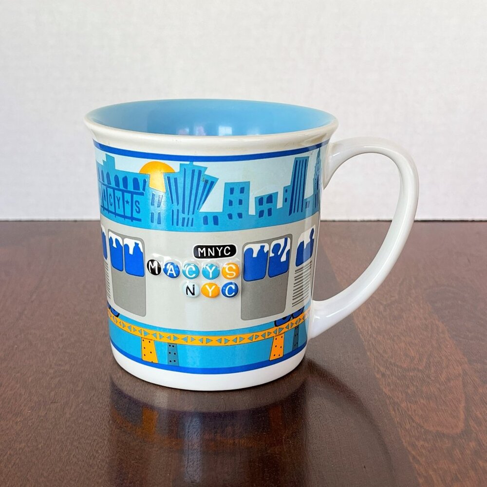 Mug 3D Embossed Macy's NYC MNYC Macy's New York‎ City